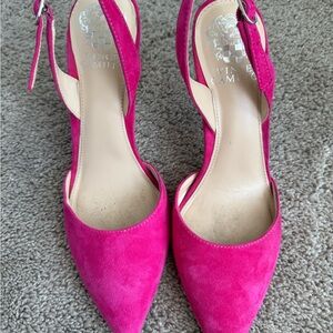 Vince Camuto Pink Heels with Pointed Toe